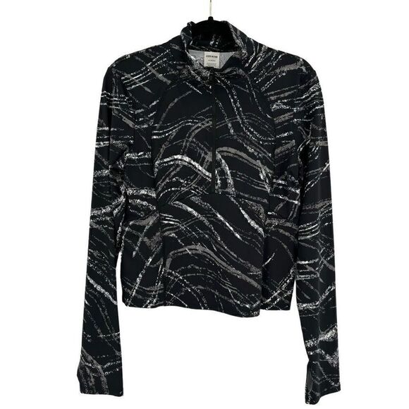 Victoria's Secret PINK Active Ultimate Half-Zip Reflective Marble Jacket Large - Picture 1 of 9
